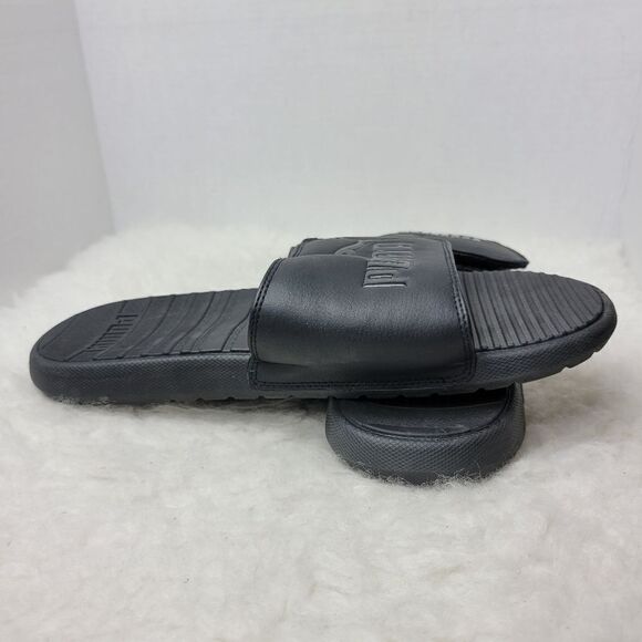 Puma Slides Men\'s Size 12 Black Comfy Casual Sandals Cushioned EUC main image 8